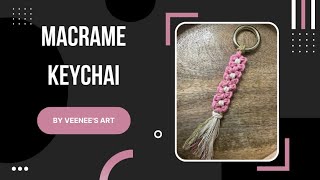 Macrame flower string//diy keychain//macrame flower string tutorial