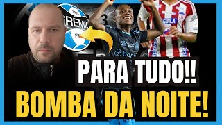 🔵⚫️⚪️ URGENTE | REFORÇO VEM DA COLÔMBIA | NATHAN VAI PRA INGLATERRA ! NOTÍCIAS DO GRÊMIO