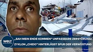 FRANKREICH: Unfassbare Zerstörung auf Mayotte! Zyklon "Chido" hinterlässt Spur der Verwüstung