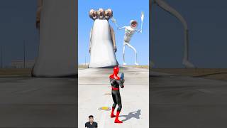 Superheroes Vs Giant Granny And Mother Megaphone Match, Who is the Powerful 🔥#shorts