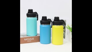 Colorful PoPo Kids Stainless Steel Water Bottle 12 OZ