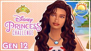 🌊Moana | Disney Princess 15 Gen Challenge 👑 SPEEDRUN #TheSims4 #EAPartner #12