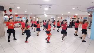 Long Long New Year 2024 Line Dance - Demo By D'Sisters & Friends LDG @MollyYeohPraiseLDance