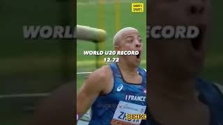 World U20 Record | 110m Hurdles | Sasha Zhoya