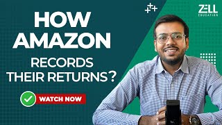 How does Amazon record the sale of an item when the return period is applicable? @ZellEducation