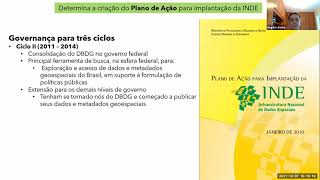 O Diretório Brasileiro de Dados Geoespaciais DBDG da Infraestrutura Nacional de Dados Espaciais INDE