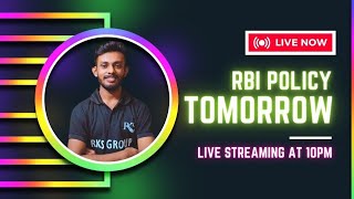 🔴Live: RBI POLICY TOMORROW 💥Ask your Queries On Stocks✌️