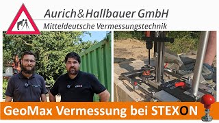 GeoMax Vermessung bei STEXON - Schnellstecksystem, die Innovation im Holzbau