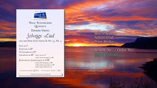 20208, Solvejgs Lied für Holz- Blechbläserquintett von Edvard Grieg