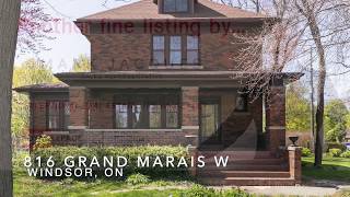 SOLD! | 816 Grand Marais W, Windsor ON | 4 Bedrooms | House for Sale