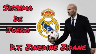 Fútbol Sistema de Juego Táctico 🇪🇸 "Real Madrid" Zinedine Zidane