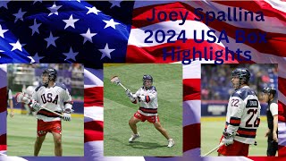 Joey Spallina 2024 USA Box Highlights