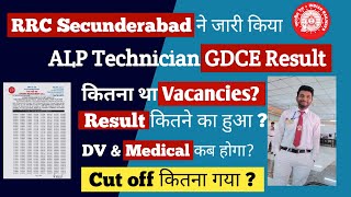 GDCE Result out 🔥 RRC Secunderabad ने जारी किया AlP Technician Result for DV & Medical