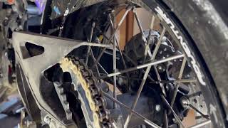 Finding a slow leak on KTM 890 Adventure tire