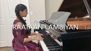 Raataan Lambiyan Piano Cover | Shershaah | Sidharth Malhotra | Kiara Advani | Jubin Nautiyal