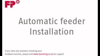 PostBase Franking machine automatic feeder install