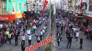 İzmir ödemiş'te 29 Ekim Cumhuriye Bayramını 2000 kişi ile zeybek ile kutladı / #izmir #ödemiş