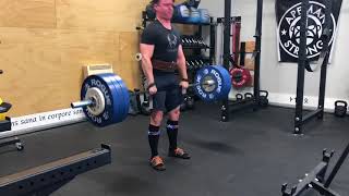 1/19/17 Deadlift 335x4 @8.5 ws 6/6