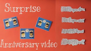 Happy Anniversary ❤️ Surprise Anniversary video #shorts