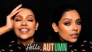 🍁 Fall Inspired Makeup - Matte makeup for dry skin + TIPS 🍃