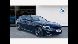 BMW APPROVED USED CAR OVERVIEW AF70XRU 2020 (70) BMW 3 Series 330e M Sport Touring Hybrid in Black