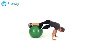 How To Do: Stability Ball Pike | Ab Workout Exercise