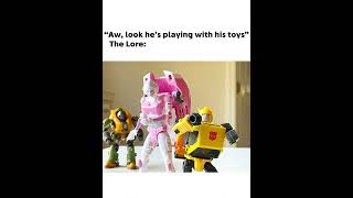 THE LORE! TRANSFORMERS ONE #trending #transformersone #stopmotion