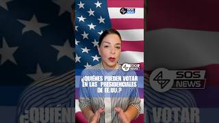 ¿Quienes pueden votar en las elecciones presidenciales de EE.UU? #noticiasenespañol #eeuu #shorts