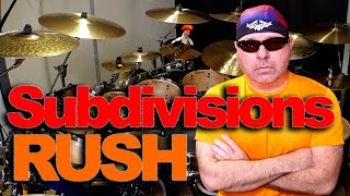 Subdivisions - RUSH - Drums!