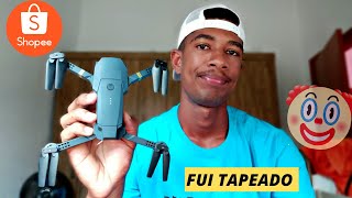 COMPREI UM MINI DRONE NA SHOPEE 4K COM GPS POR 100?!