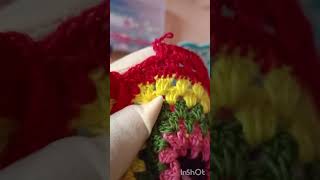 সকালে একটু সময়  #কুশি কাজে দিলাম। #crochet #কুশিকাটারকাজ