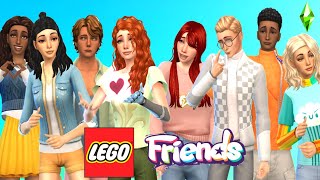 Aliya, Leo, Liann, Autumn, Paisley, Nova, Zac And Olly  [Lego Friends] : Create a Sim I Sims 4