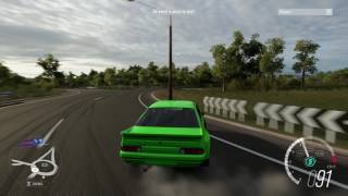 Forza Horizon 3 Opel Manta drifting roundabout