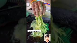 Daun seledri goreng tepung prindavan #streetfood #kulinerindia #kulinerprindavan