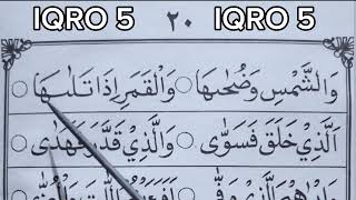 iqra jilid 5 halaman 20 | cara mudah belajar mengaji bagi pemula dan lansia supaya cepat bisa baca