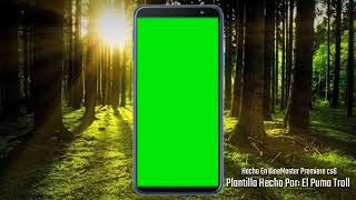 Plantilla Celular Chroma Key