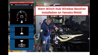 Control Your Winch with Your Phone | Warn Winch Hub Wireless Receiver Install on Yamaha RMAX