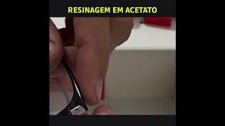 Resinagem em acetato