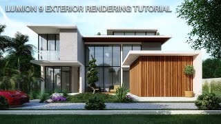 lumion 9 exterior render tutorial