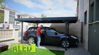 Pourquoi choisir le carport en aluminium et polycarbonate Palma ?