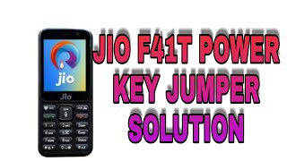 Jio F41t Power Key Problem.Jio on off key problem solution.jio phone power key thik kaise kare