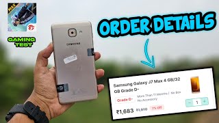 Samsung Galaxy J7 Max Oder details from cashify super sale Old Gaming phone 🔥🔥#samsunggalaxyj7max