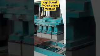 Hi Speed Fly Ash Bricks Machine #flyash #flyashbricks