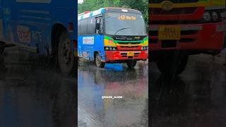 BEST TATA MARCPOLO AC BUS in rains#viralshort #bestbus #mumbaibestbuses #mumbai #ytshorts