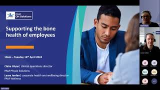 Webinar - Supporting the bone health of employees