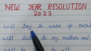 New Year Resolution Essay 10 Lines // My New Year Resolution 2023