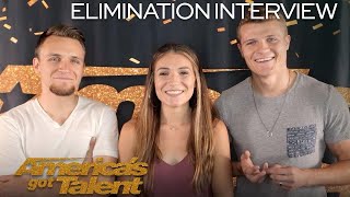 Elimination Interview: We Three Speaks On Their First Audition - America's Got Talent 2018