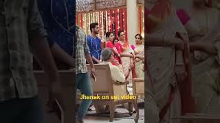 jhanak on set video