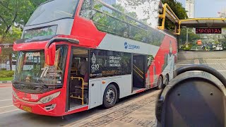 SATU SATUNYA DI JAKARTA BUS TINGKAT DENGAN ATAP TERBUKA | BEGINI SENSASINYA...