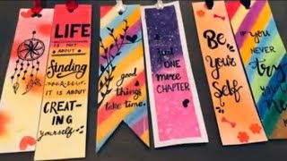 Beautiful bookmark with quote for your English book👍🤗🖍#shorts